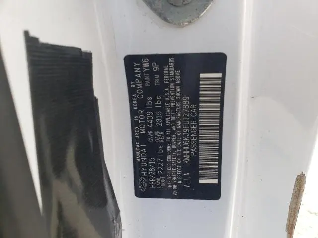 2015 HYUNDAI GENESIS COUPE 3.8L  