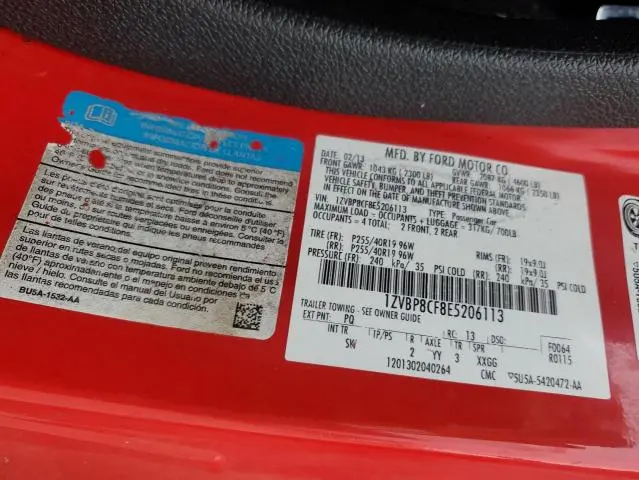 2014 FORD MUSTANG GT