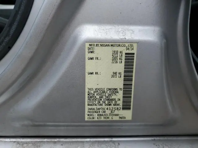 2014 NISSAN ALTIMA 2.5  