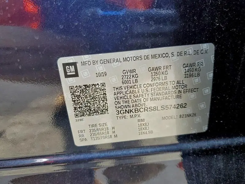 2020 CHEVROLET BLAZER 2LT  