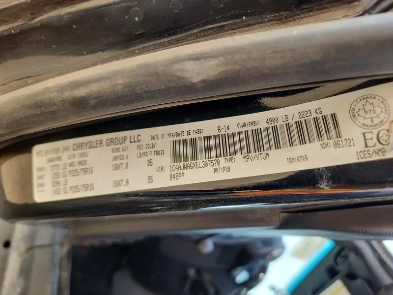 2014 JEEP WRANGLER SPORT  
