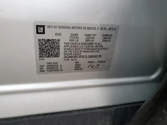 2020 CHEVROLET BLAZER 2LT  