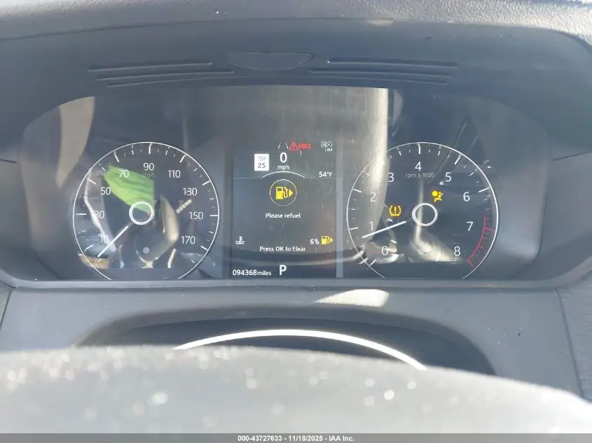 2020 LAND ROVER RANGE ROVER VELAR P250 S