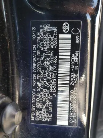 2014 TOYOTA PRIUS   