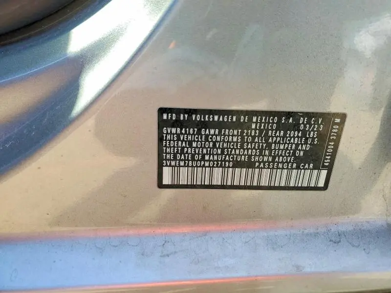 2023 VOLKSWAGEN JETTA SE  