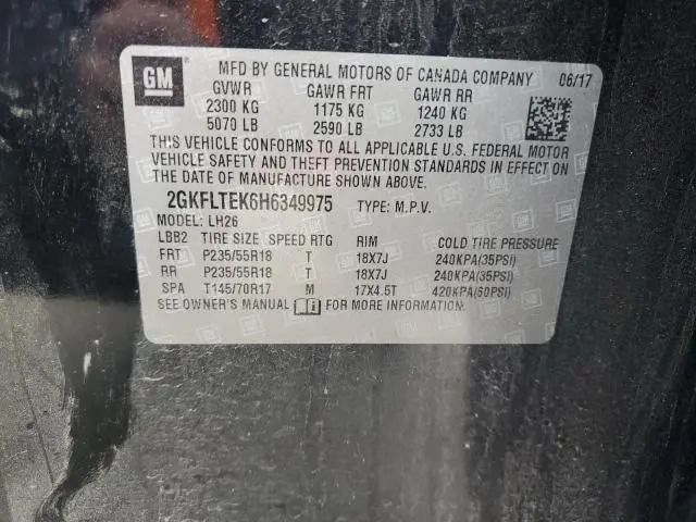 2017 GMC TERRAIN SLE  