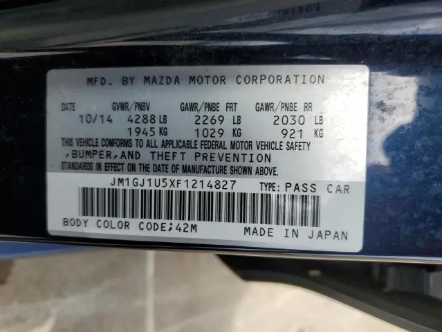 2015 MAZDA 6 SPORT  