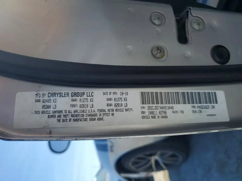 2010 DODGE CHALLENGER R/T  