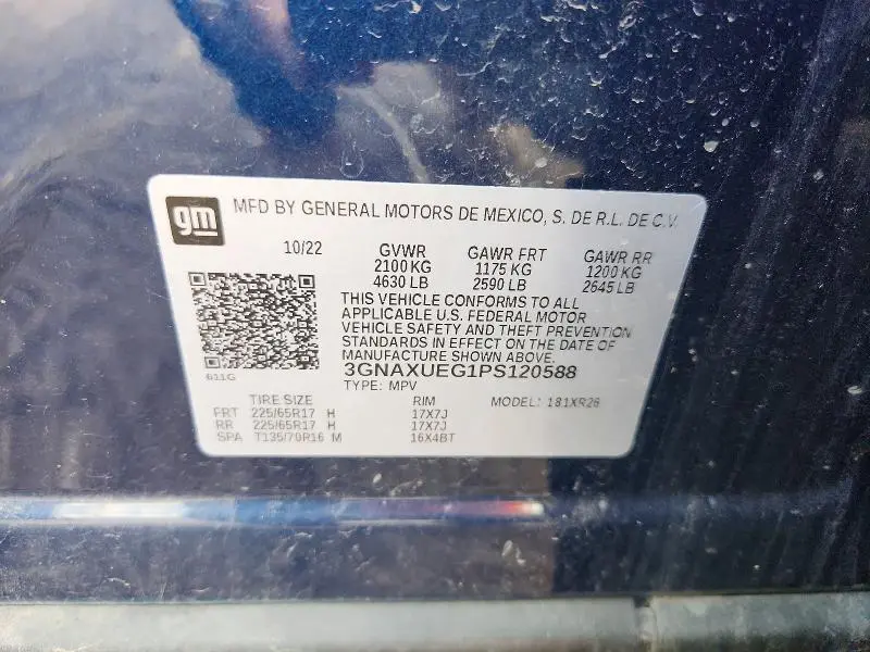 2023 CHEVROLET EQUINOX LT  