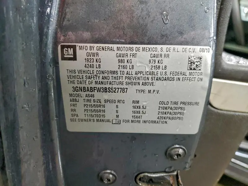 2011 CHEVROLET HHR LT  