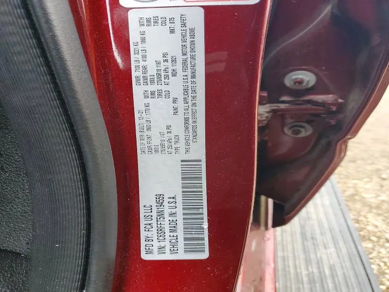 2022 RAM 1500 BIG HORN  