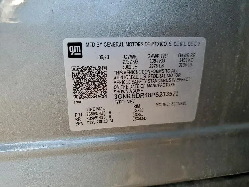 2023 CHEVROLET BLAZER 3LT  