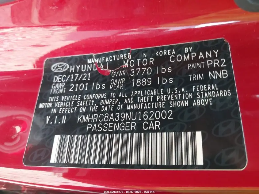 2022 HYUNDAI VENUE SEL