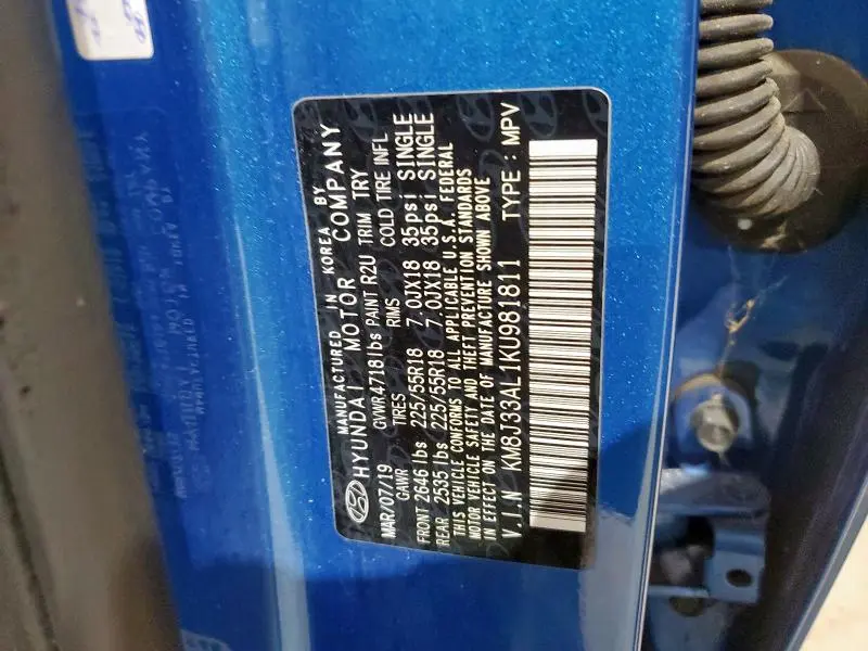 2019 HYUNDAI TUCSON LIMITED  