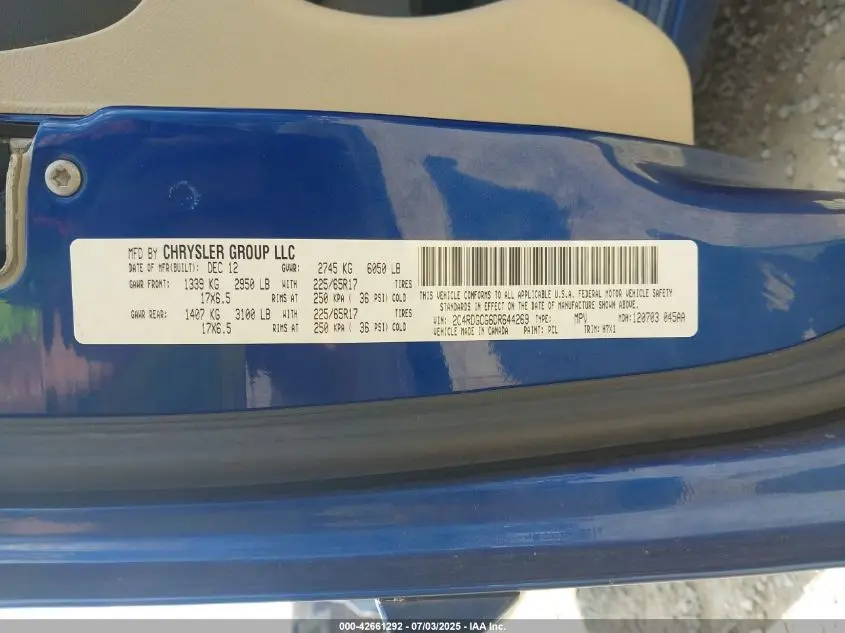 2013 DODGE GRAND CARAVAN SXT