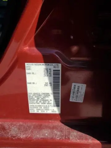 2022 NISSAN ALTIMA SR  