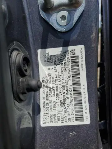2021 HONDA CIVIC LX  
