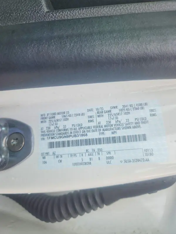 2023 FORD ESCAPE ACTIVE  