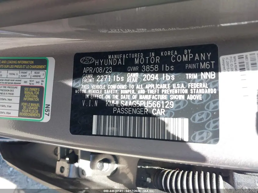 2023 HYUNDAI ELANTRA SEL