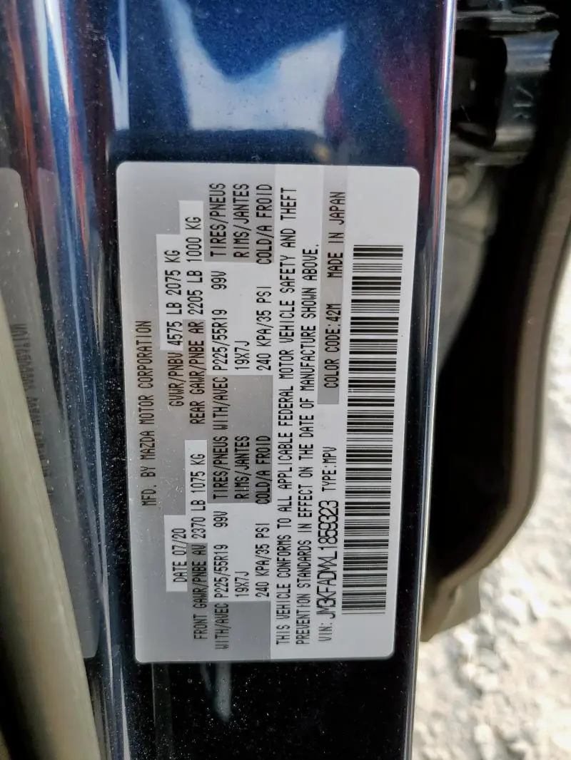 2020 MAZDA CX-5 GRAND TOURING  