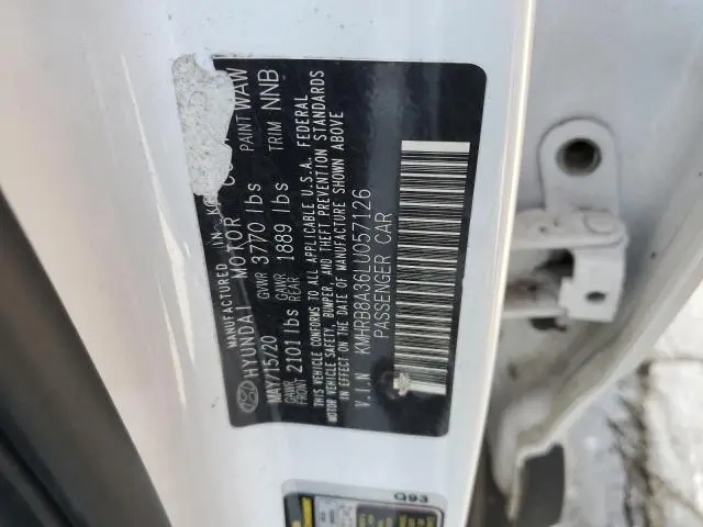 2020 HYUNDAI VENUE SE  