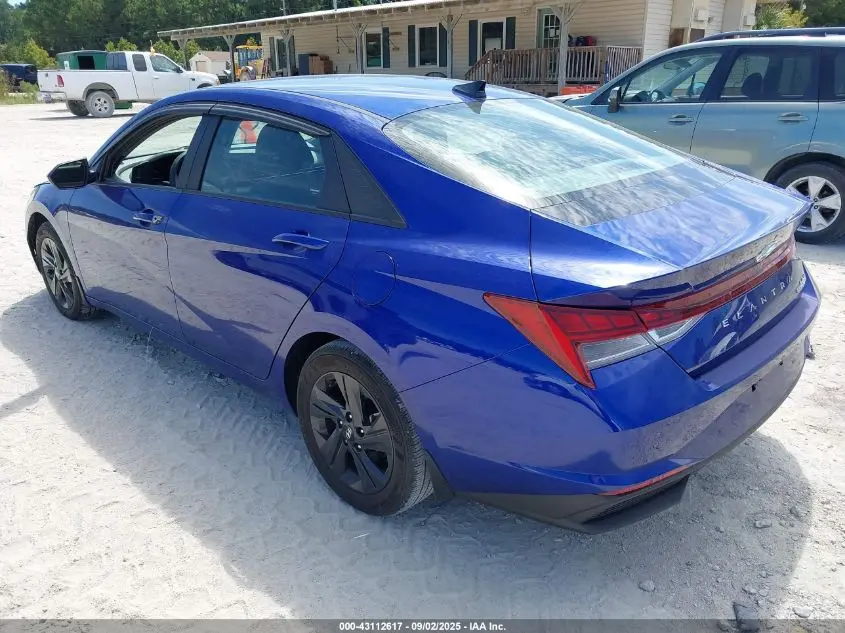 2022 HYUNDAI ELANTRA HYBRID BLUE