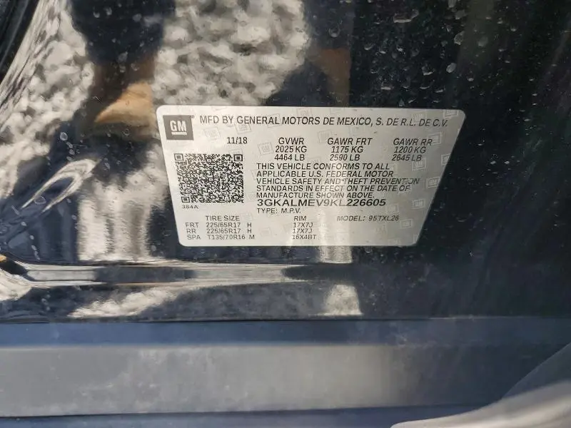 2019 GMC TERRAIN SLE  