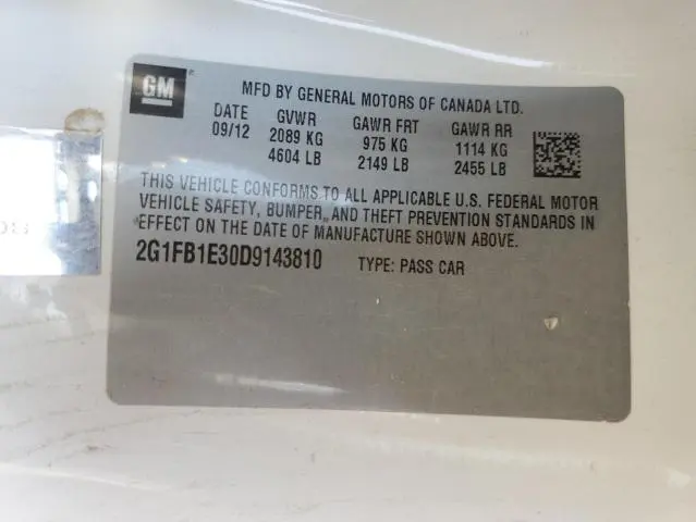 2013 CHEVROLET CAMARO LT