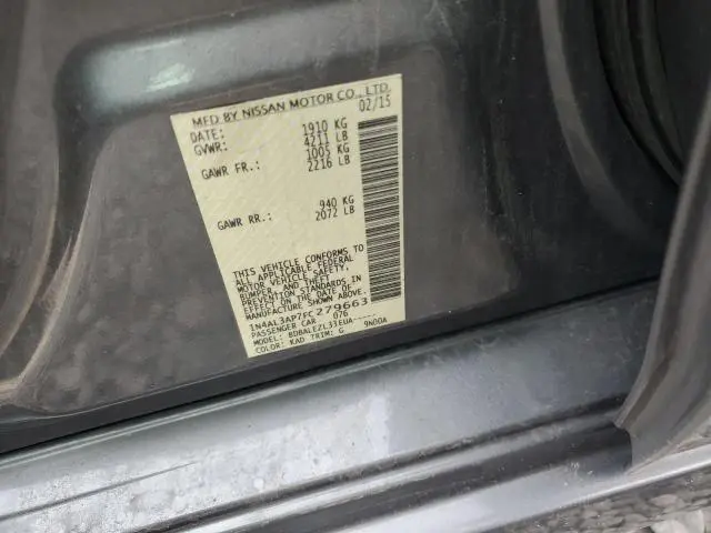 2015 NISSAN ALTIMA 2.5  