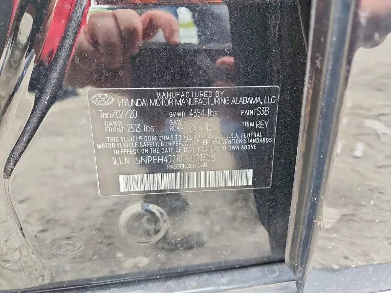 2020 HYUNDAI SONATA LIMITED  