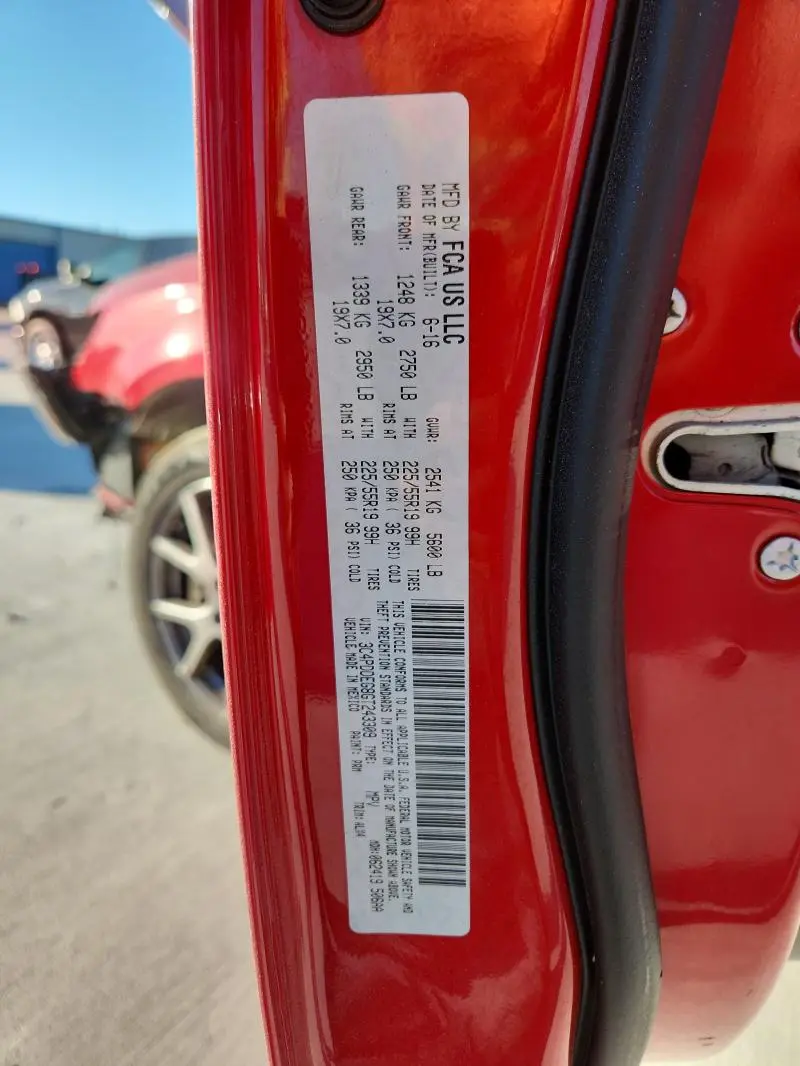 2016 DODGE JOURNEY R/T  