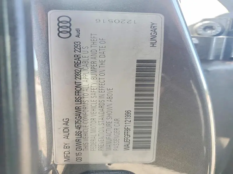 2015 AUDI A3 PREMIUM PLUS  
