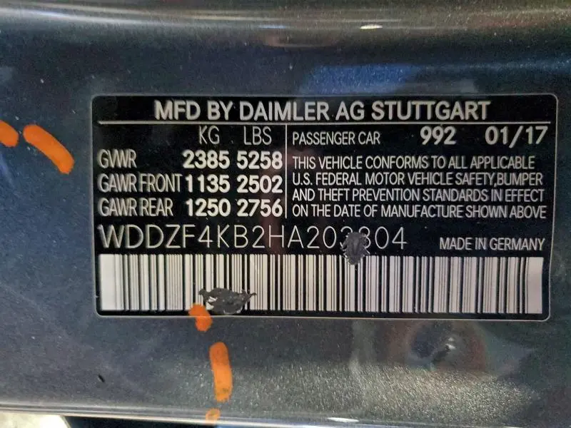 2017 MERCEDES-BENZ E 300 4MATIC  