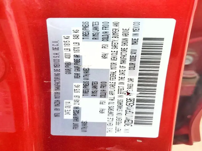 2015 MAZDA 3 TOURING  