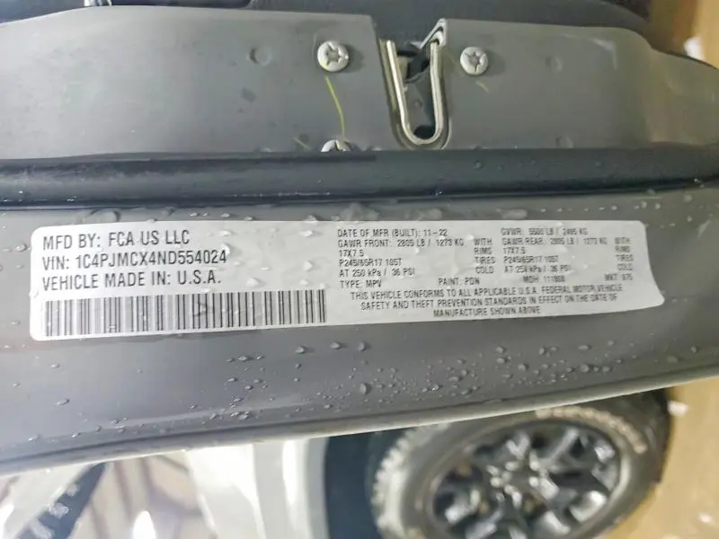 2022 JEEP CHEROKEE LATITUDE  