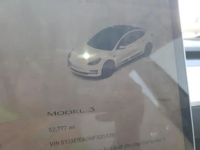 2022 TESLA MODEL 3   