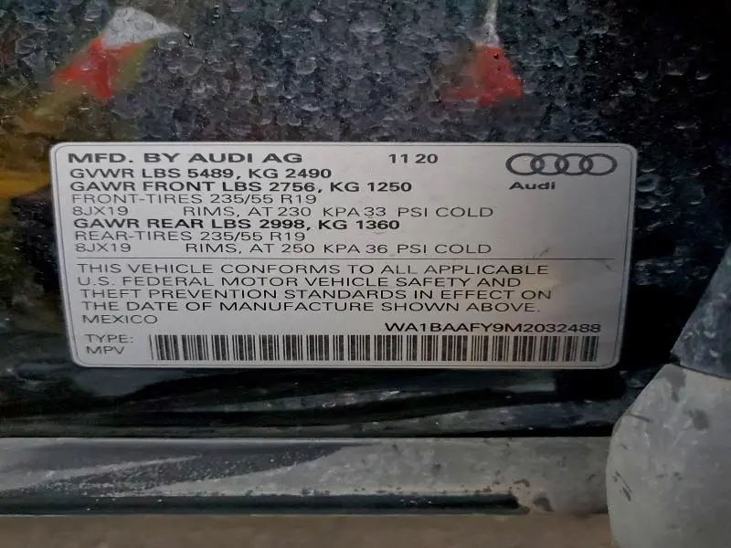 2021 AUDI Q5 PREMIUM PLUS  