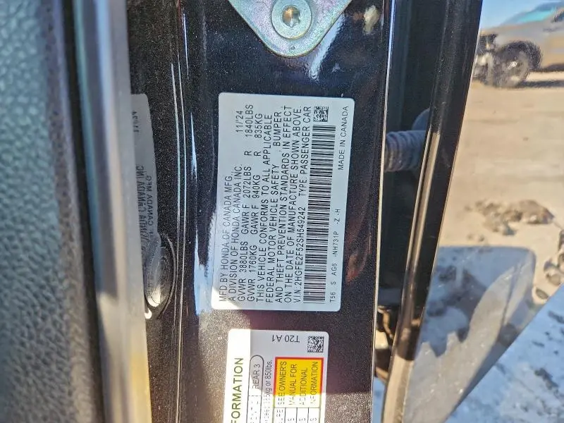 2025 HONDA CIVIC SPORT  