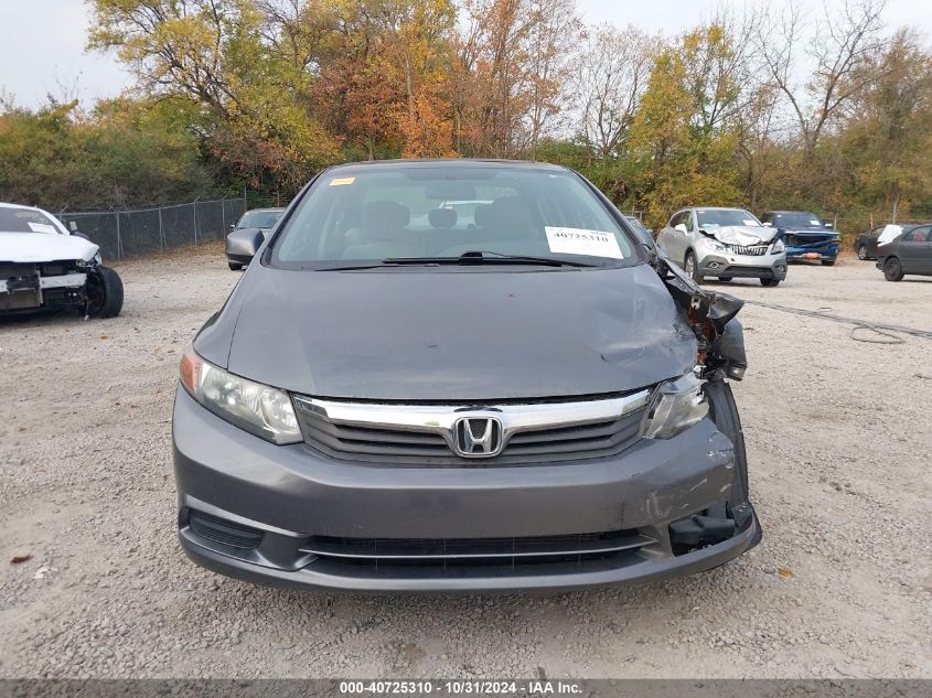 2012 HONDA CIVIC EX