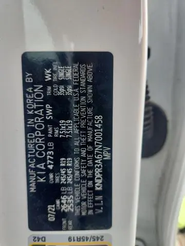 2022 KIA SPORTAGE SX  