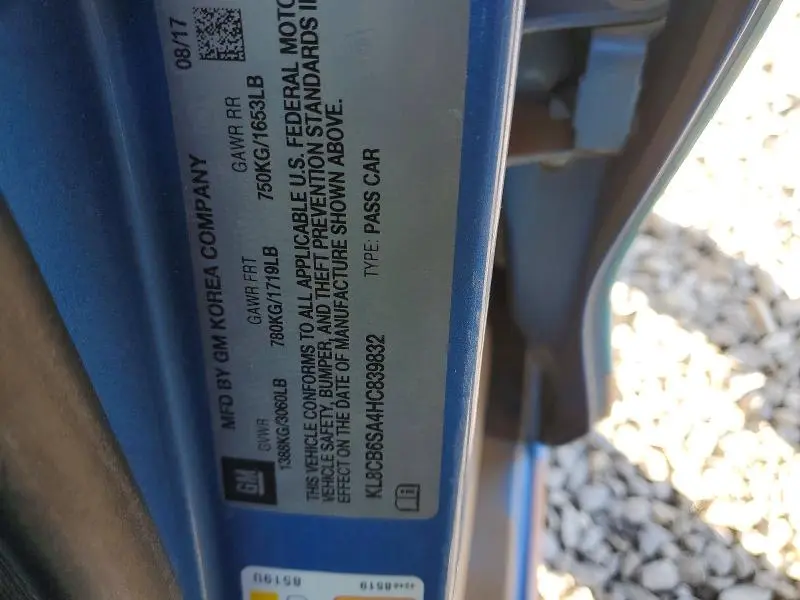 2017 CHEVROLET SPARK LS  