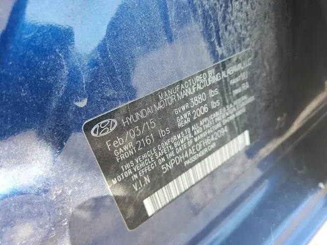 2015 HYUNDAI ELANTRA SE  