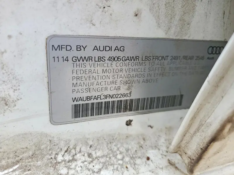 2015 AUDI A4 PREMIUM  