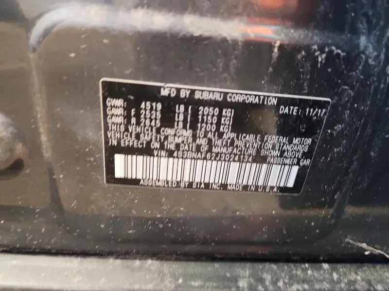 2018 SUBARU LEGACY 2.5I PREMIUM  