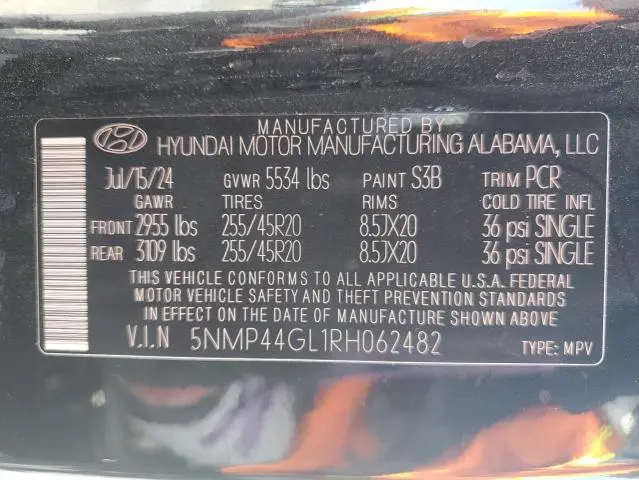 2024 HYUNDAI SANTA FE LIMITED  