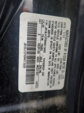 2017 NISSAN ROGUE SPORT S  