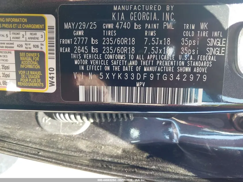 2026 KIA SPORTAGE EX