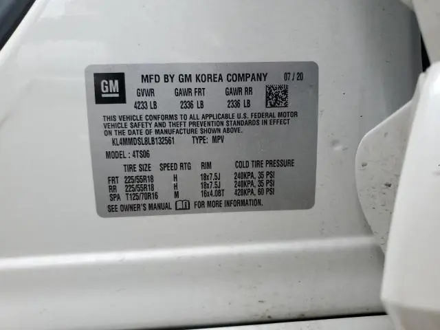 2020 BUICK ENCORE GX SELECT  