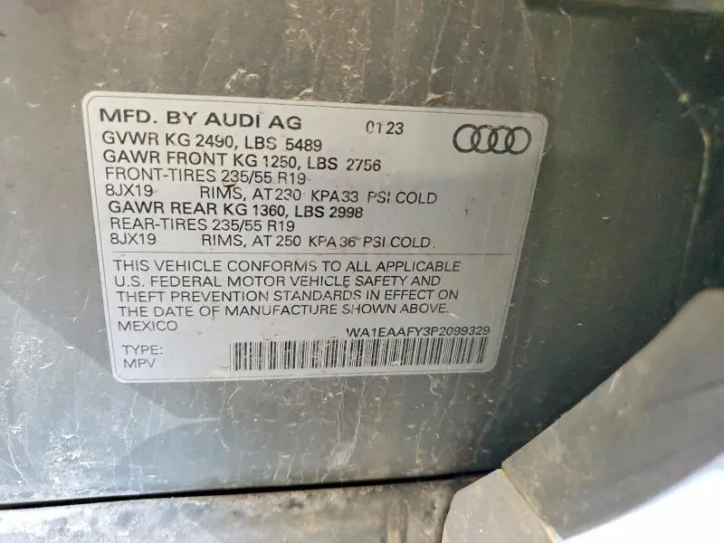 2023 AUDI Q5 PREMIUM PLUS 45  
