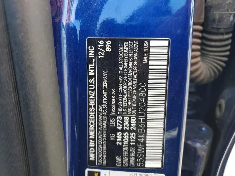 2017 MERCEDES-BENZ C 300 4MATIC  